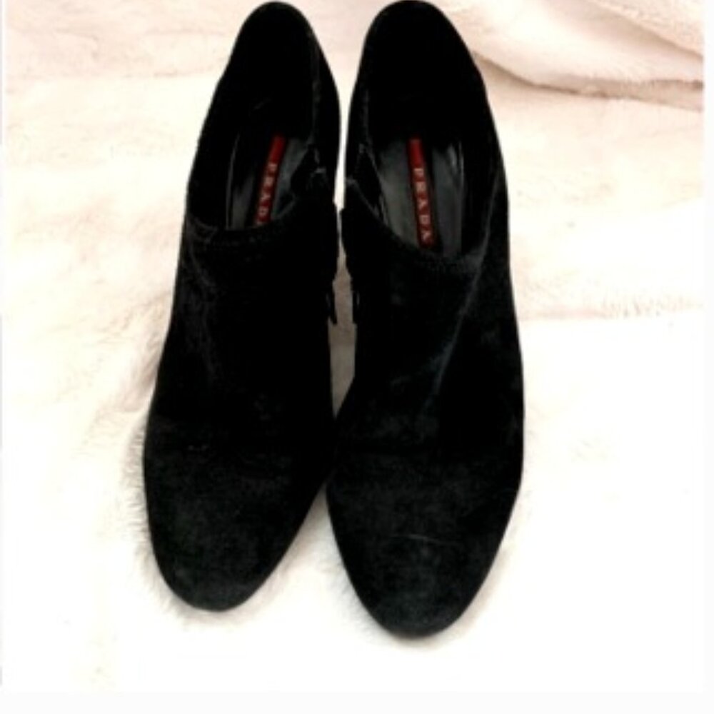Prada Suede Ankle Boots (Gorgeous and Classy)